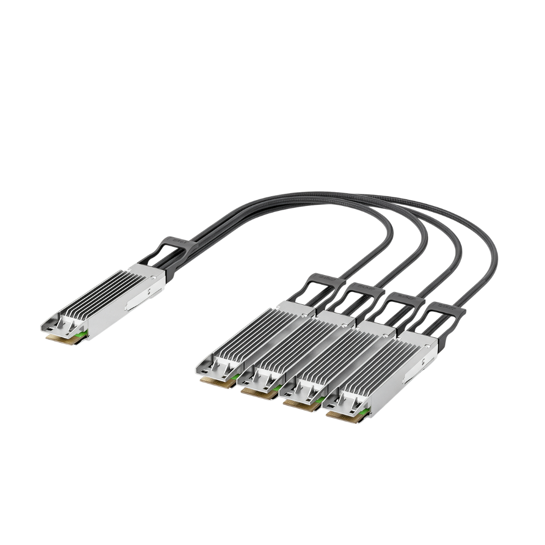 OSFP XD 1.6T to 4x OSFP XD 400G DAC