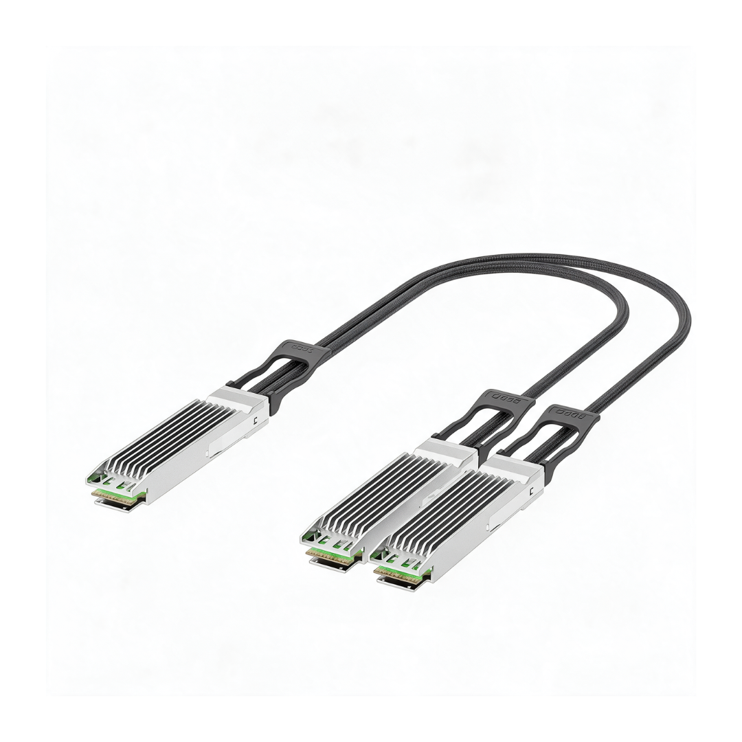 OSFP 1.6T to 2x OSFP 800G DAC